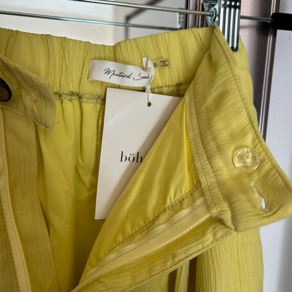 NOVA WIDE LEG PANTS IN YELLOW - Picture 6 of 6